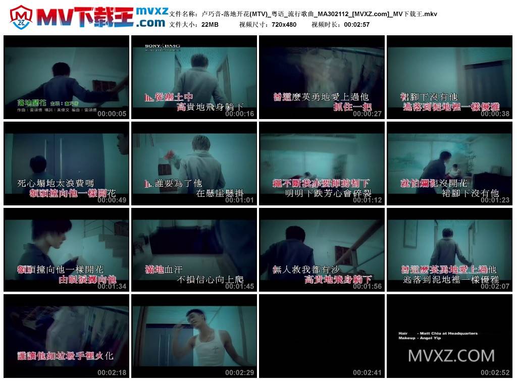卢巧音-落地开花(MTV)_粤语_流行歌曲_MA302112